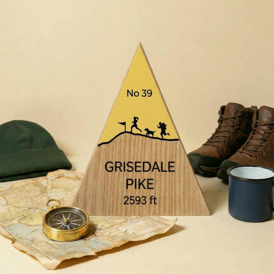 Grisedale Pike - Handmade Wooden Peak
