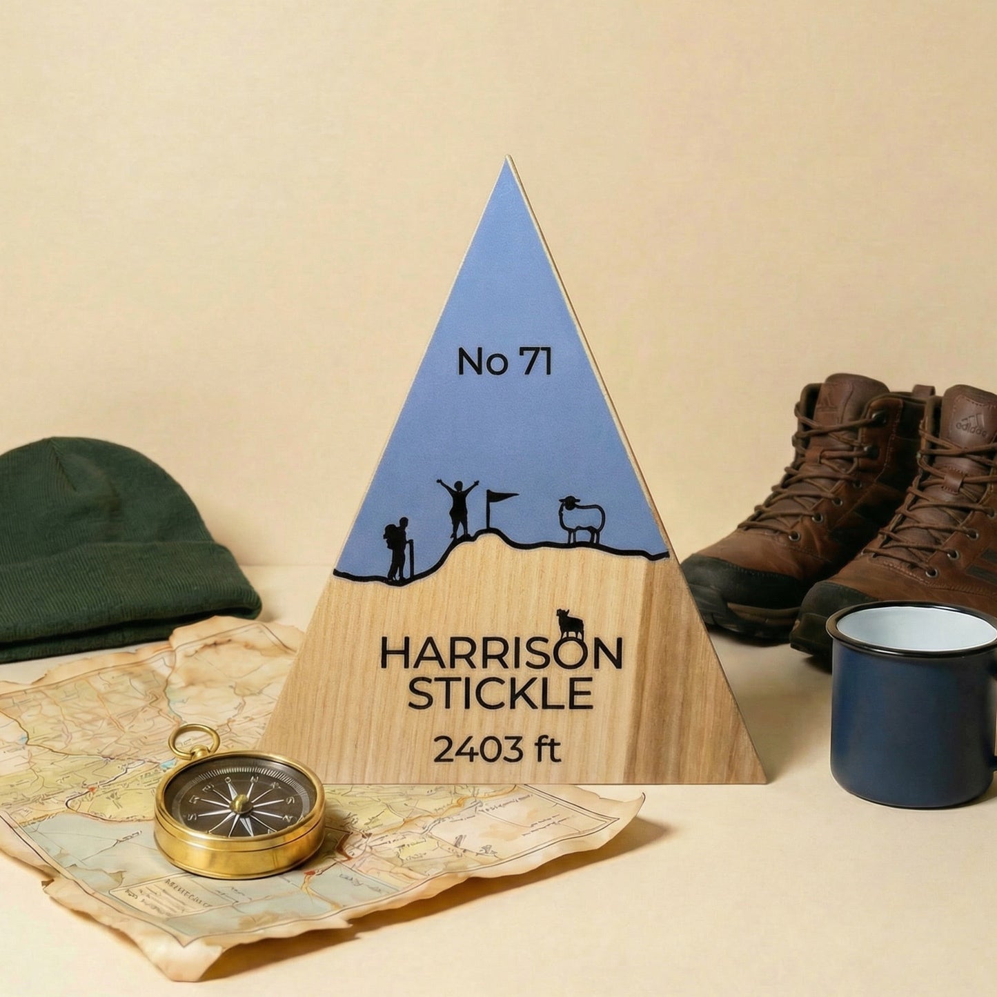Harrison Stickle - Handmade Wooden Peak