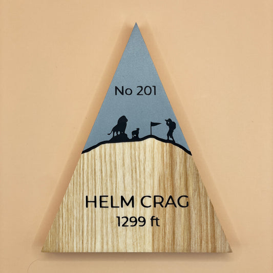 Helm Crag - Handmade Wooden Peak