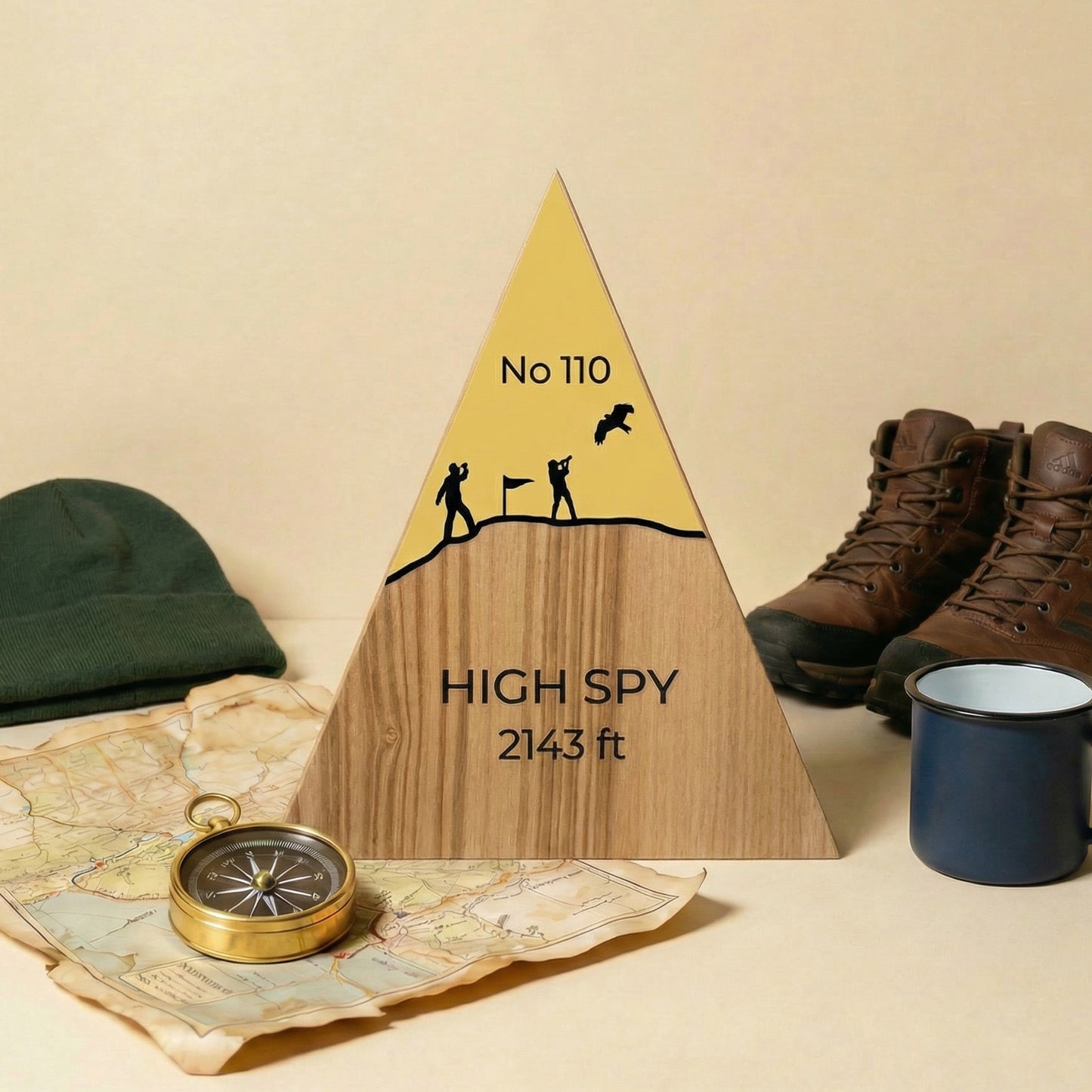 High Spy - Handmade Wooden Peak
