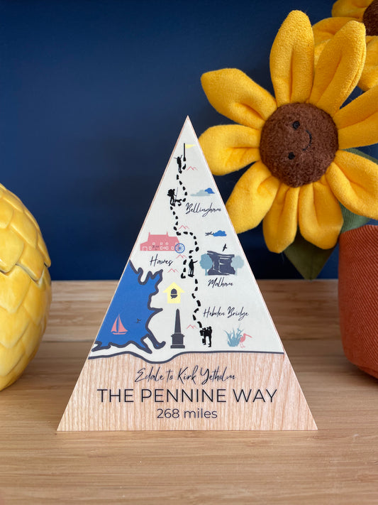 The Pennine Way - Handmade Wooden Peak