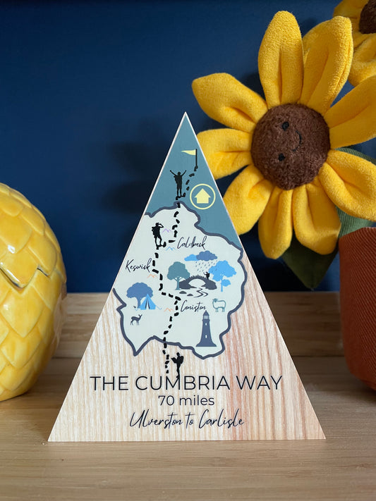 The Cumbria Way - Handmade Wooden Peak