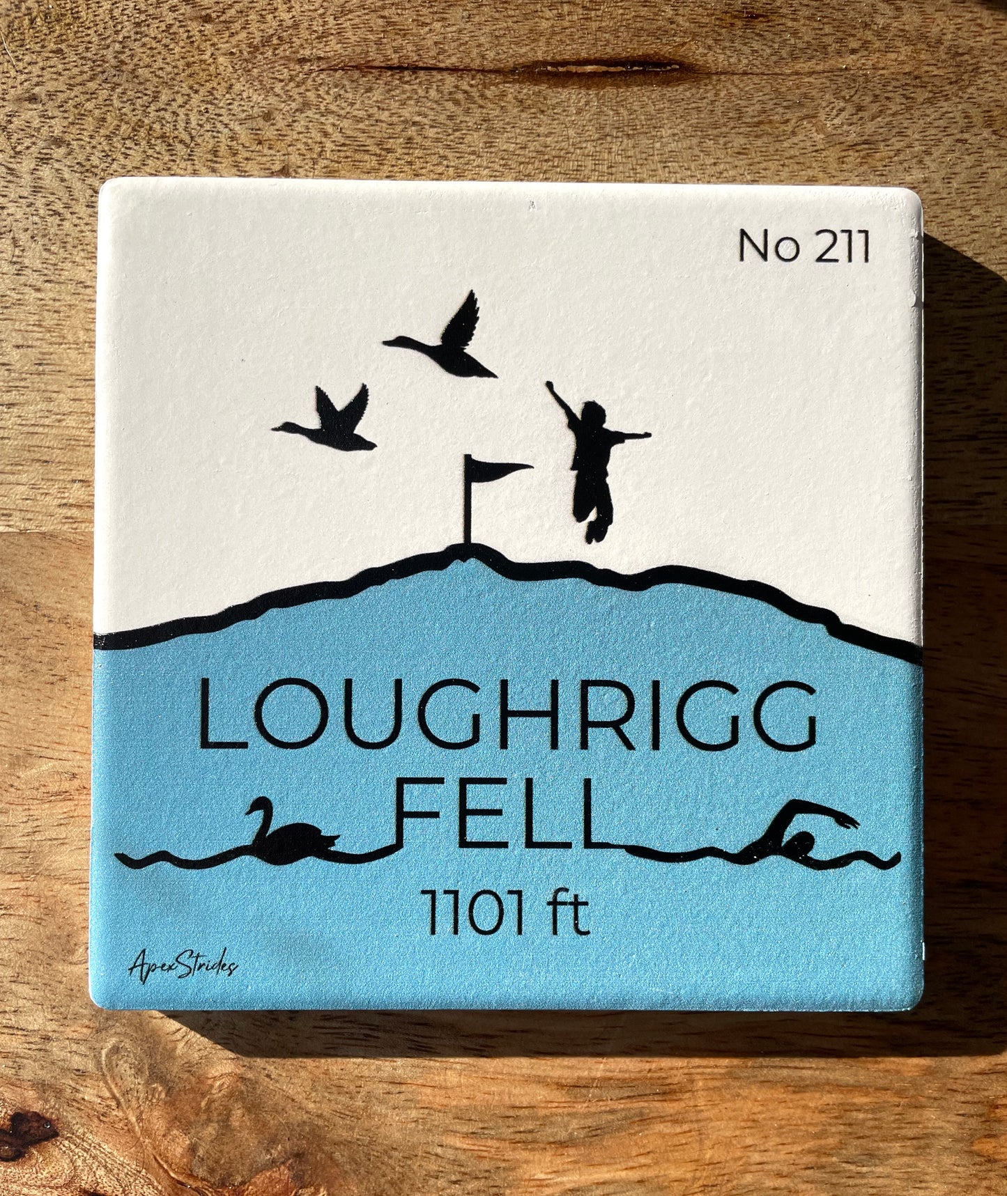 Loughrigg Fell Ceramic Coaster