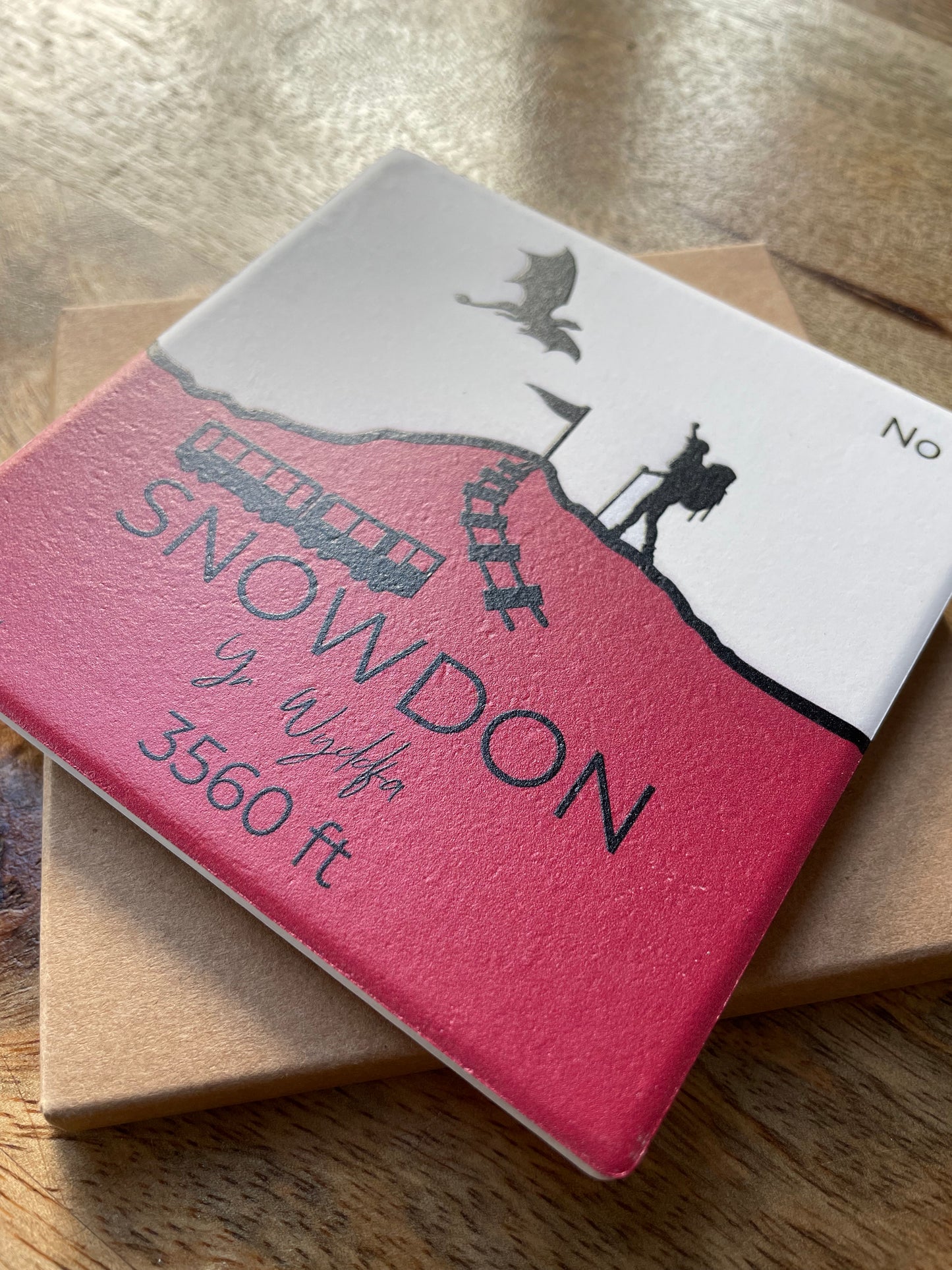 Snowdon (Yr Wyddfa) Ceramic Coaster