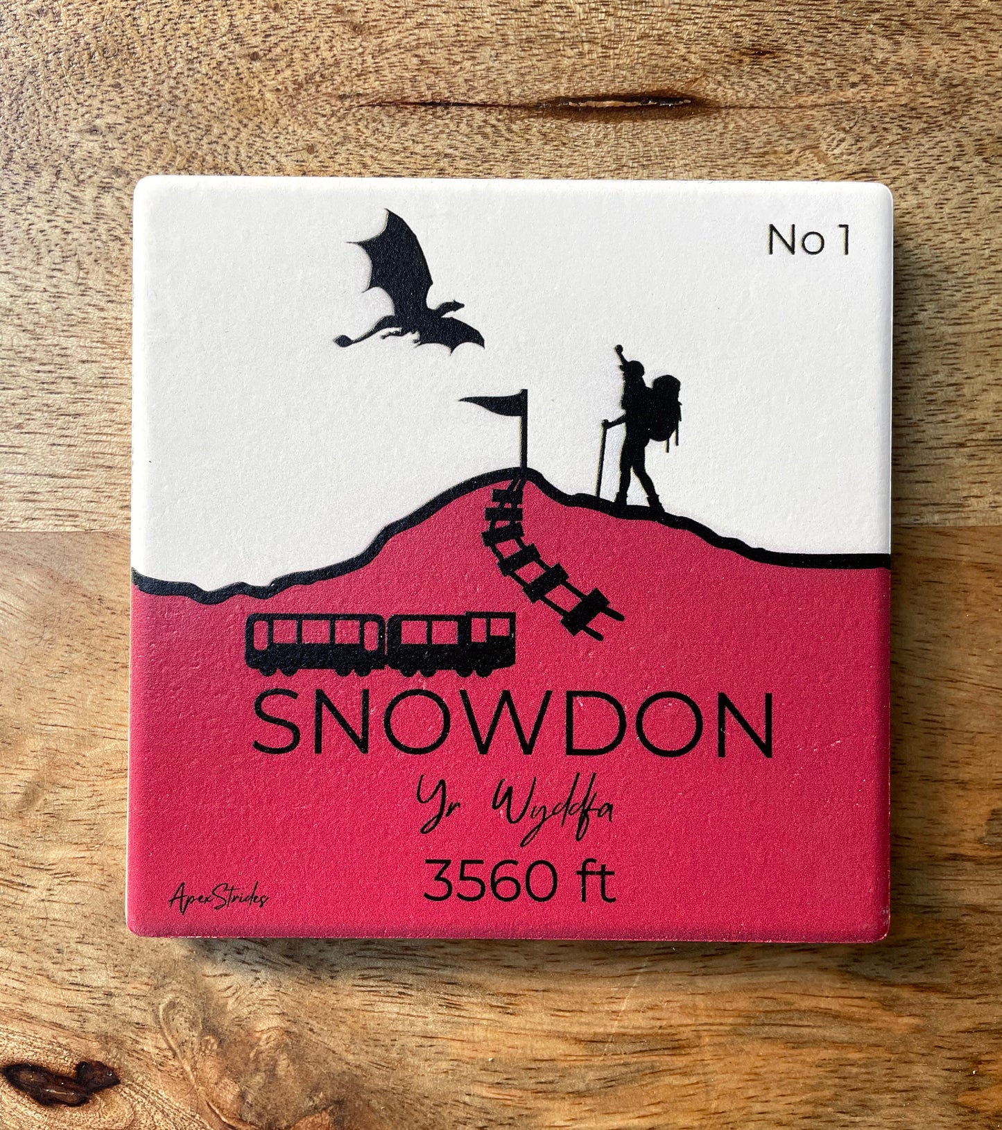 Snowdon (Yr Wyddfa) Ceramic Coaster