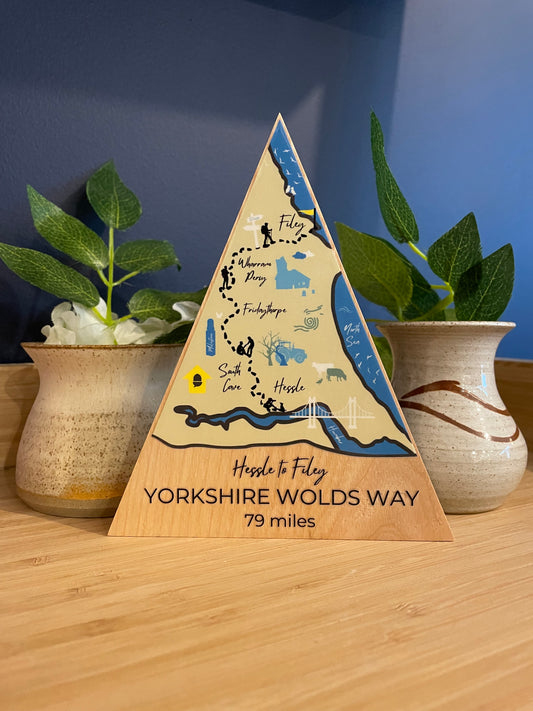 Yorkshire Wolds Way - Handmade Wooden Peak