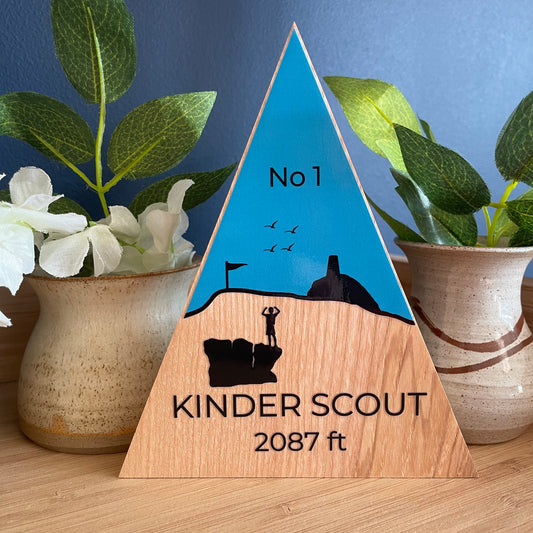 Kinder Scout - Handmade Wooden Peak