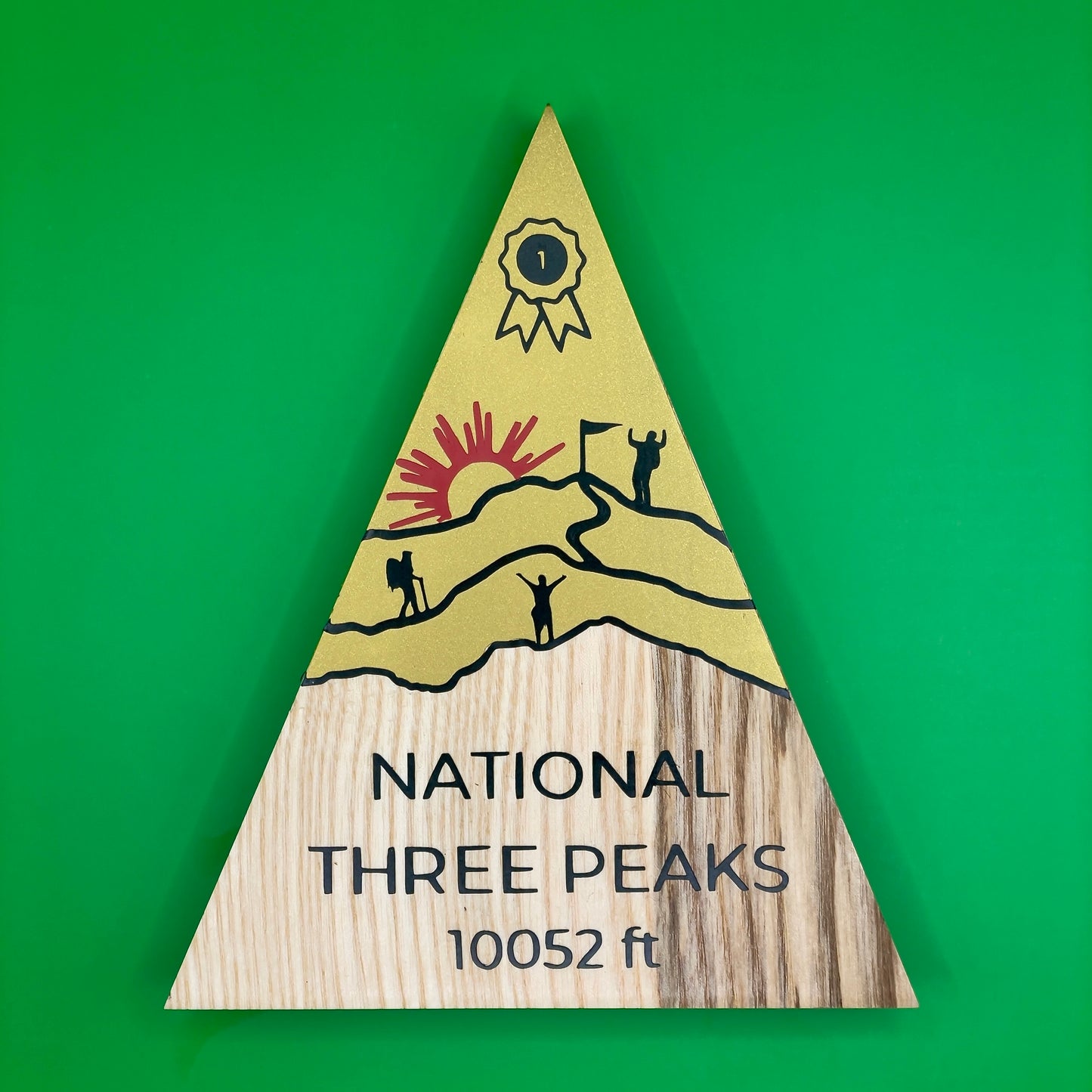 The National Three Peaks - Handmade Wooden Peak