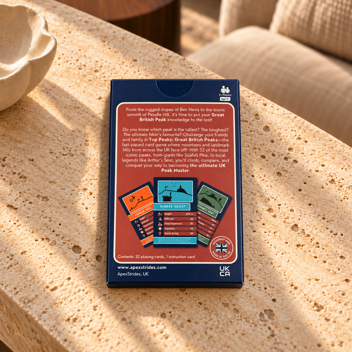 Top Peaks UK Edition - Card Game