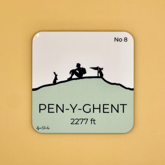 Pen-y-ghent - Handmade Coaster