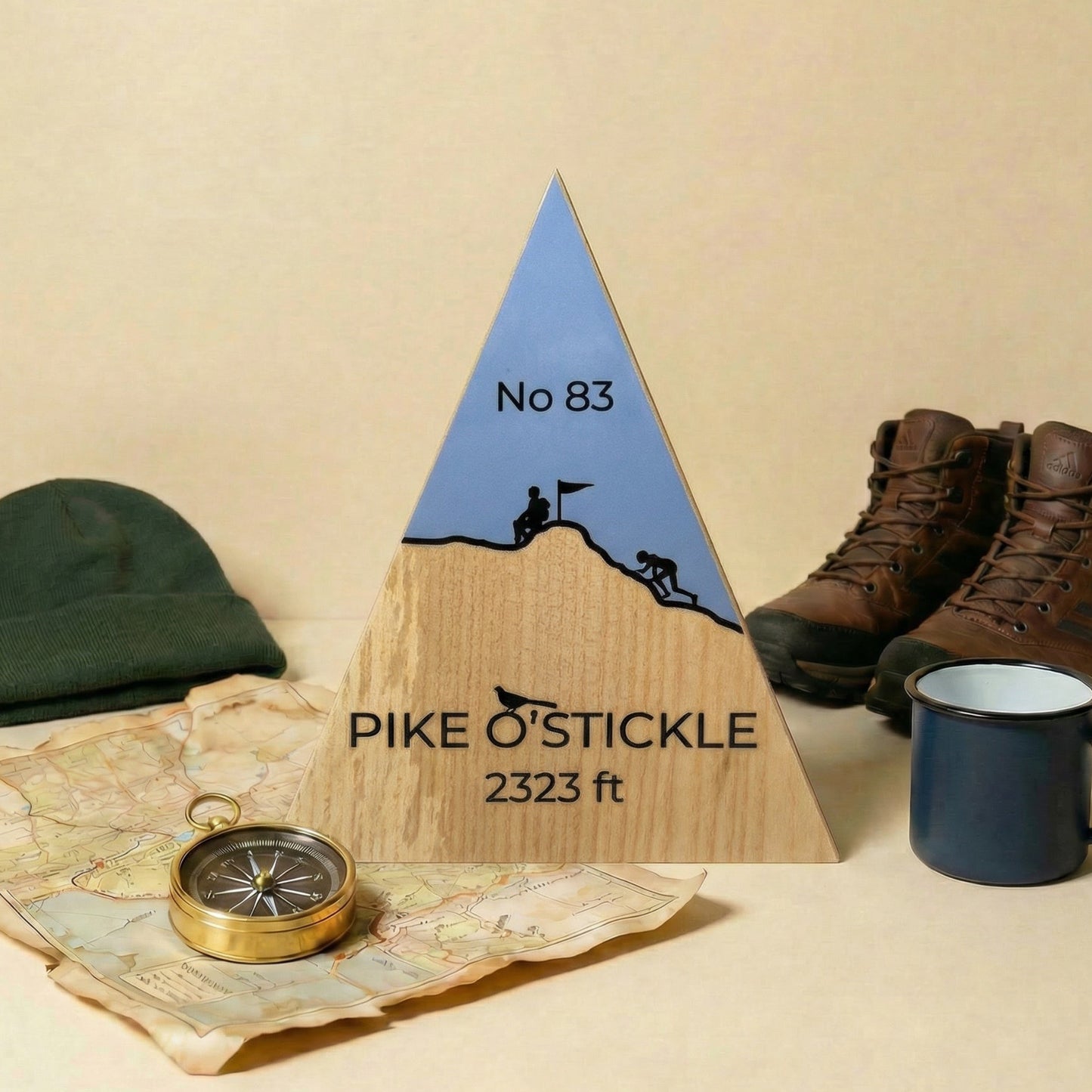 Pike o'Stickle - Handmade Wooden Peak