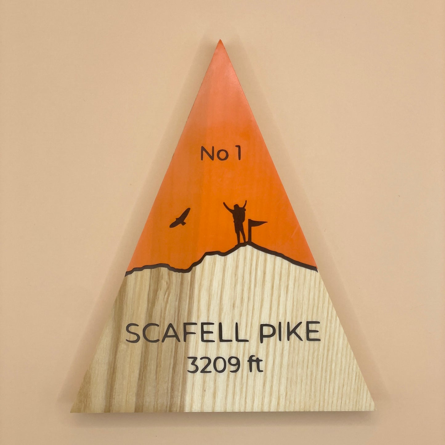 Scafell Pike - Handmade Wooden Peak