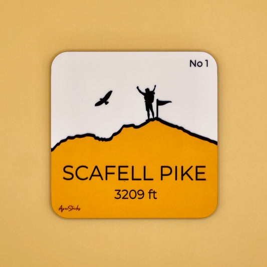 Scafell Pike - Handmade Coaster