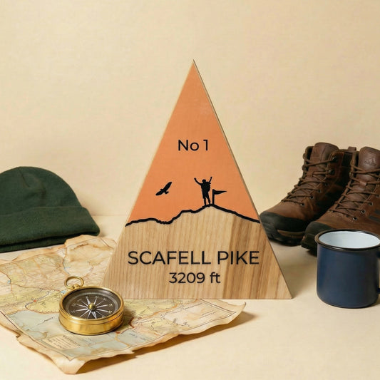 Scafell Pike - Handmade Wooden Peak