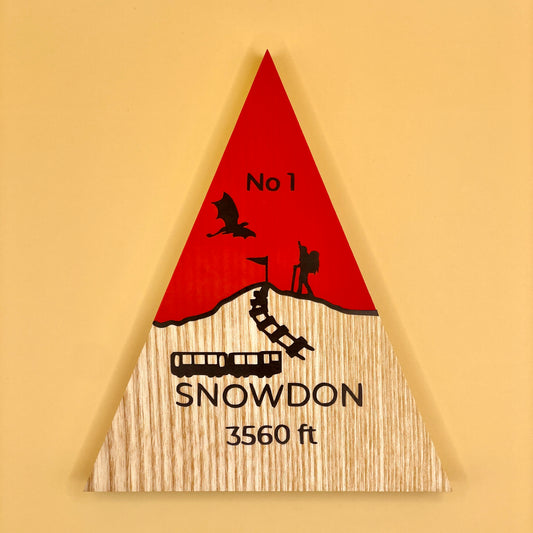 Snowdon - Handmade Wooden Peak