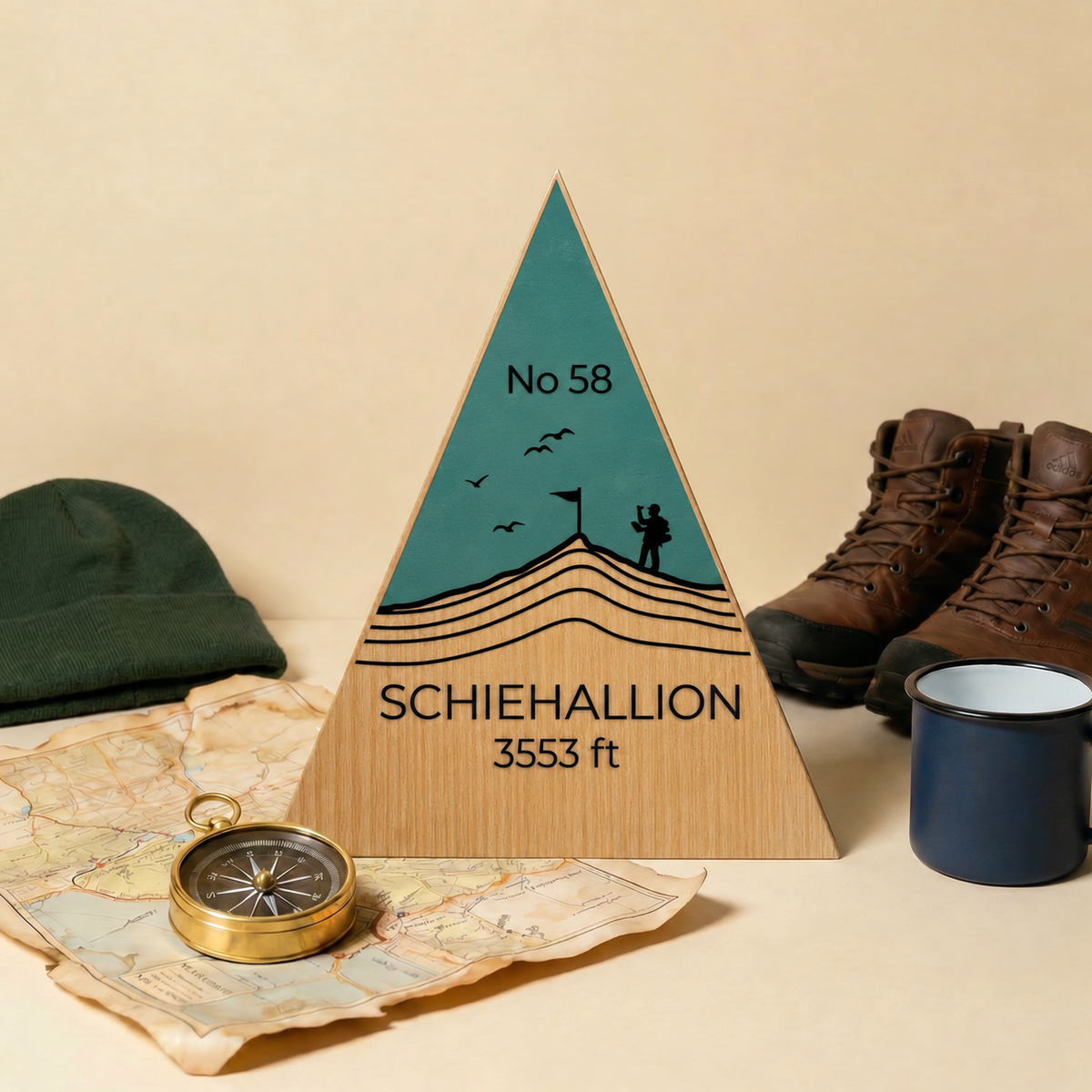 Schiehallion- Handmade Wooden Peak