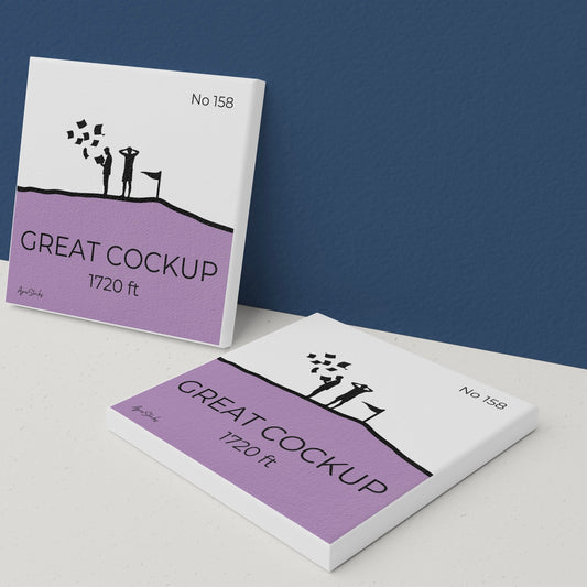 Great Cockup Ceramic Coaster