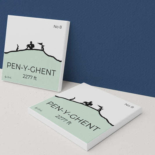 Pen-y-ghent Ceramic Coaster