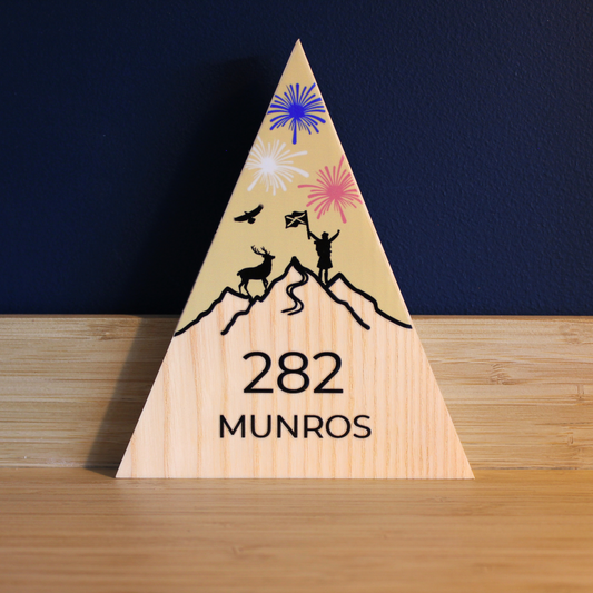 282 Munros - Handmade Wooden Peak