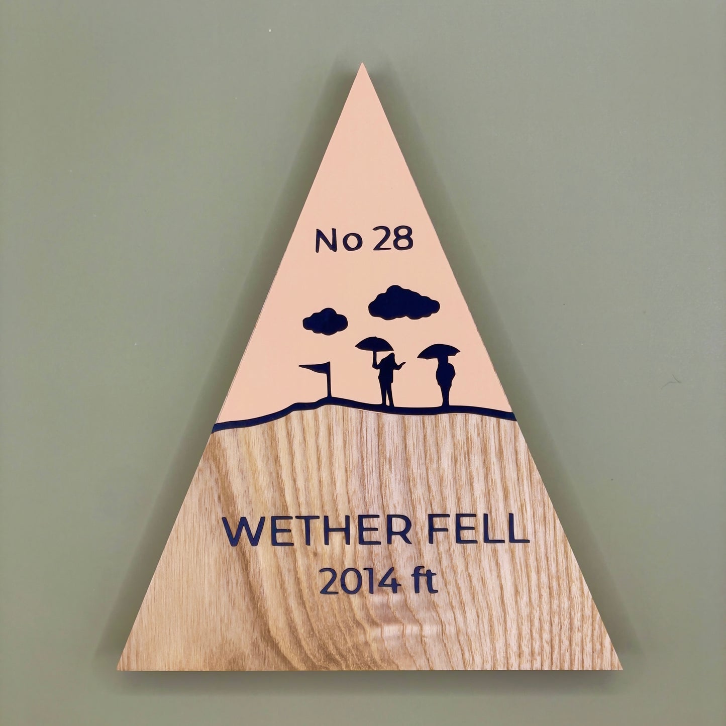 Wether Fell - Handmade Wooden Peak