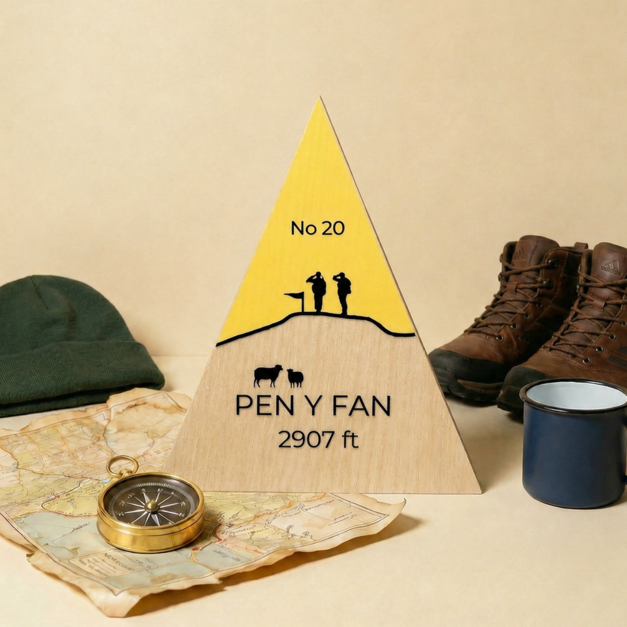 Pen y Fan - Handmade Wooden Peak