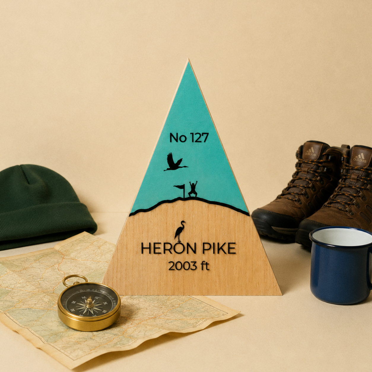 Heron Pike - Handmade Wooden Peak
