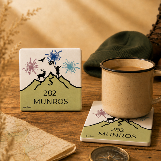 282 Munros Ceramic Coaster