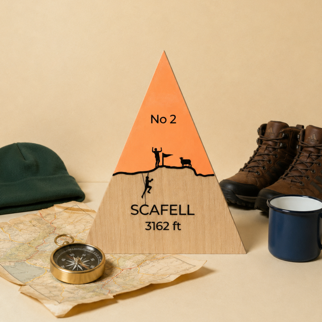 Scafell - Handmade Wooden Peak