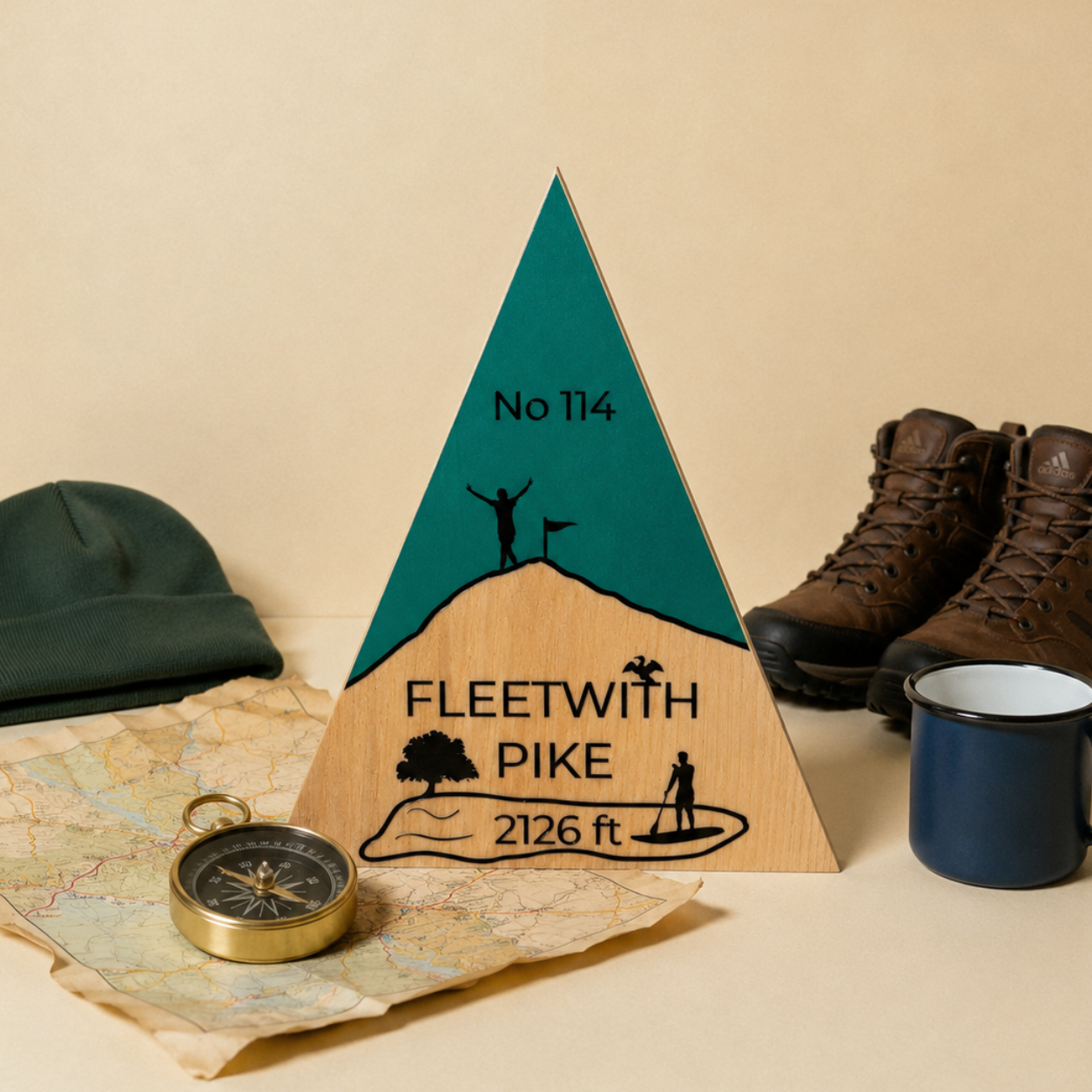 Fleetwith Pike - Handmade Wooden Peak