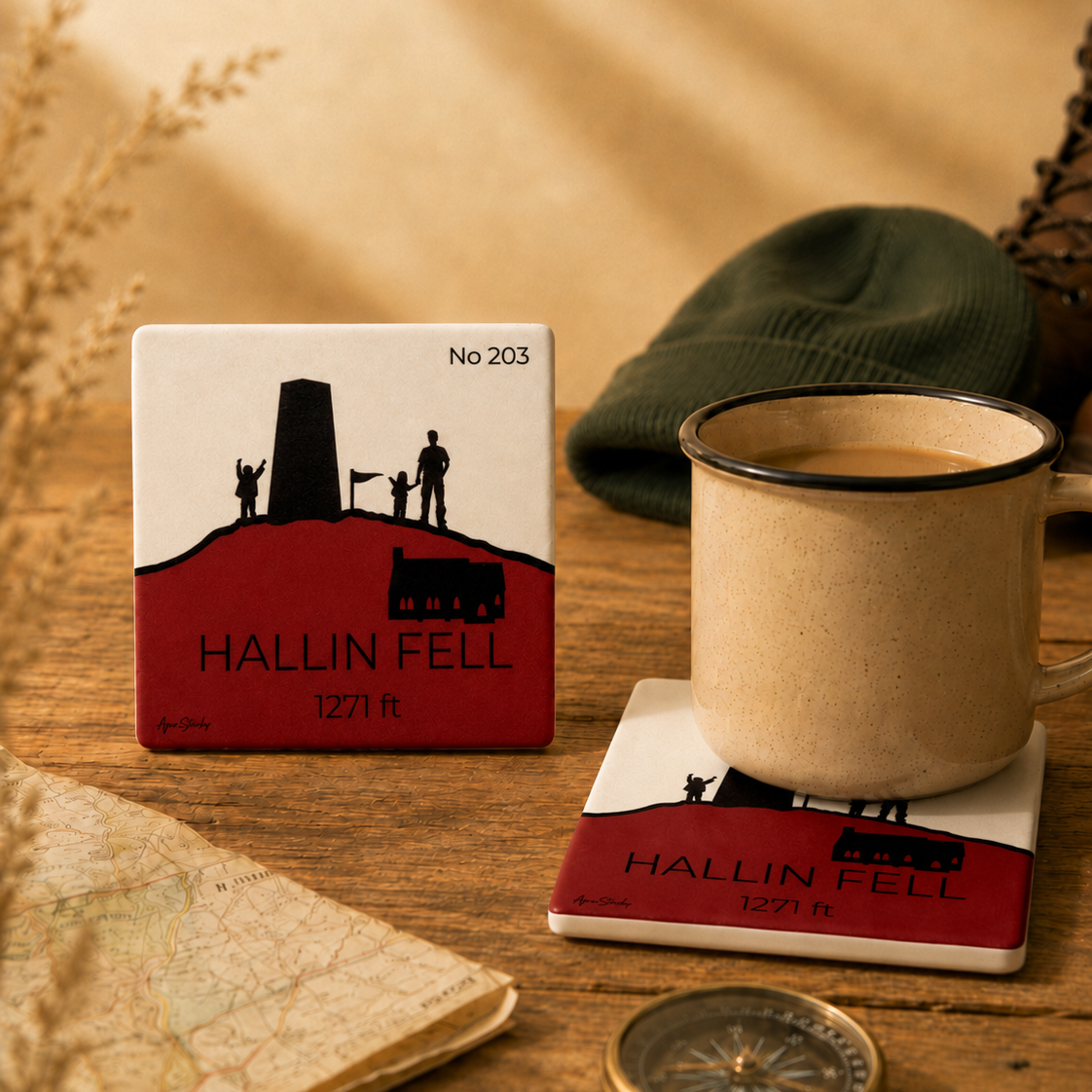 Hallin Fell Ceramic Coaster