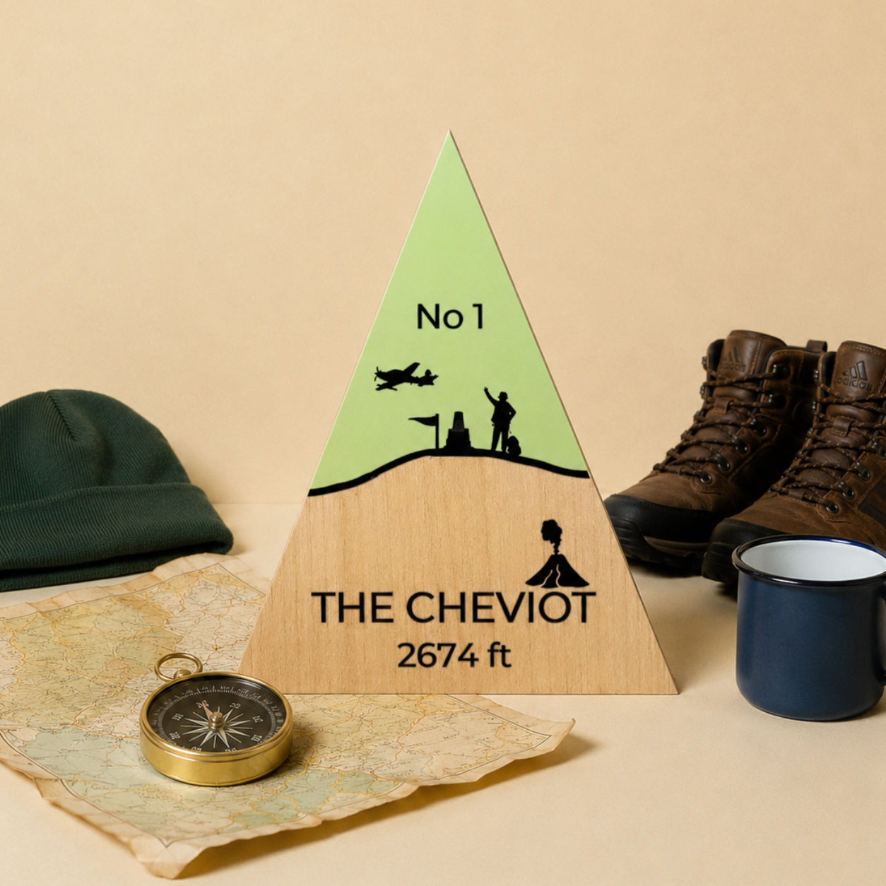 The Cheviot - Handmade Wooden Peak